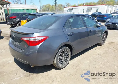 2016 Toyota Corolla S Premium from USA, damaged, VIN 2T1BURHEXGC588815